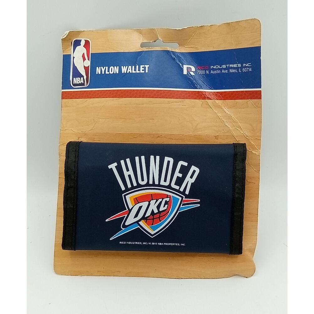 OKC Thunder NBA Trifold Nylon Wallet